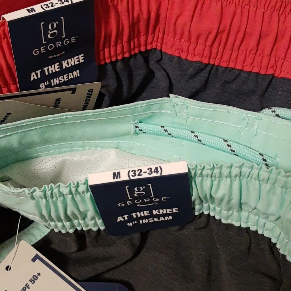 E-board Swim Shorts Swim Trunks Men’s Medium (32-34) 9-inch Inseam NEW